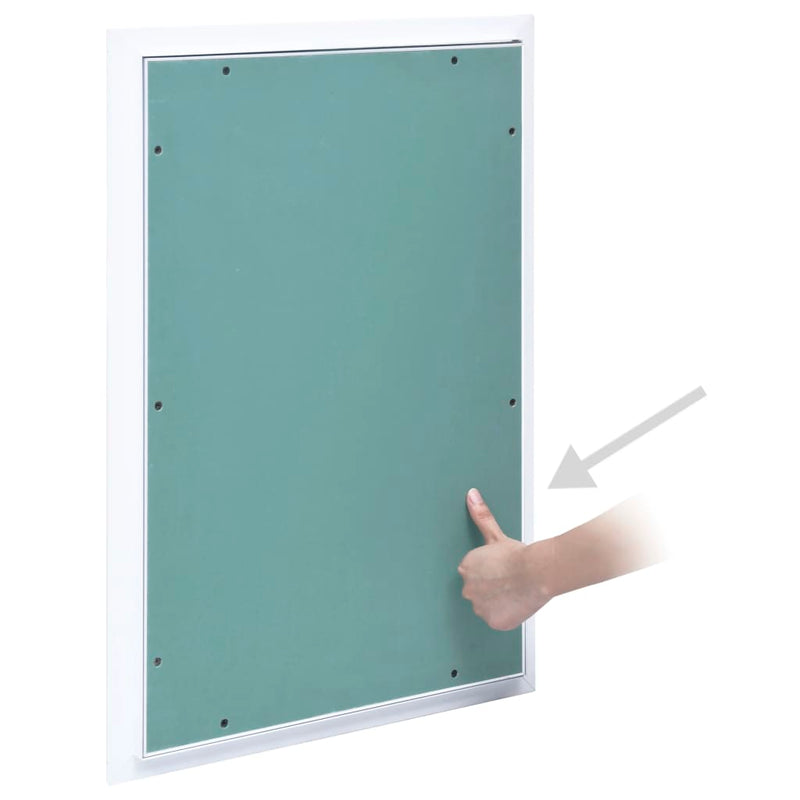 vidaXL Access Panel with Aluminium Frame and Plasterboard 400x600 mm