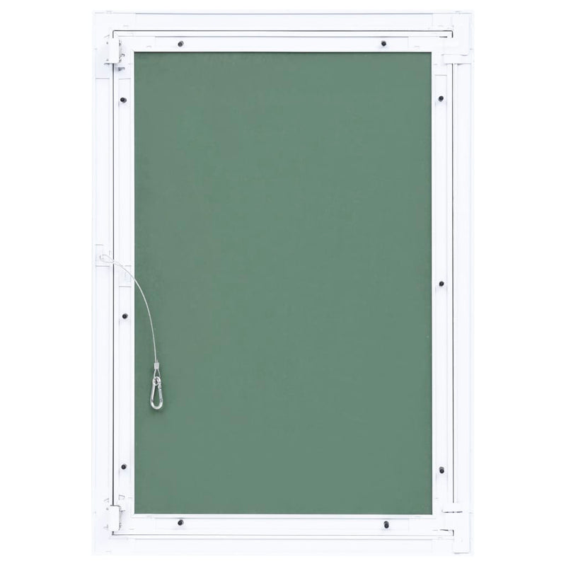 vidaXL Access Panel with Aluminium Frame and Plasterboard 400x600 mm