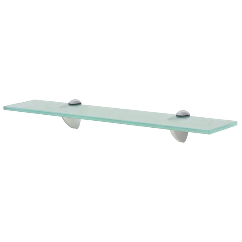 vidaXL Floating Shelves 2 pcs Glass 50x10 cm 8 mm