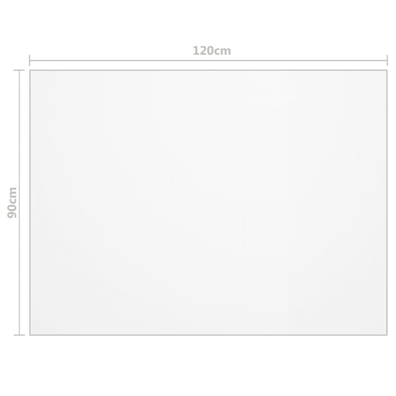 Table Protector Transparent 120x90 cm 1.6 mm PVC