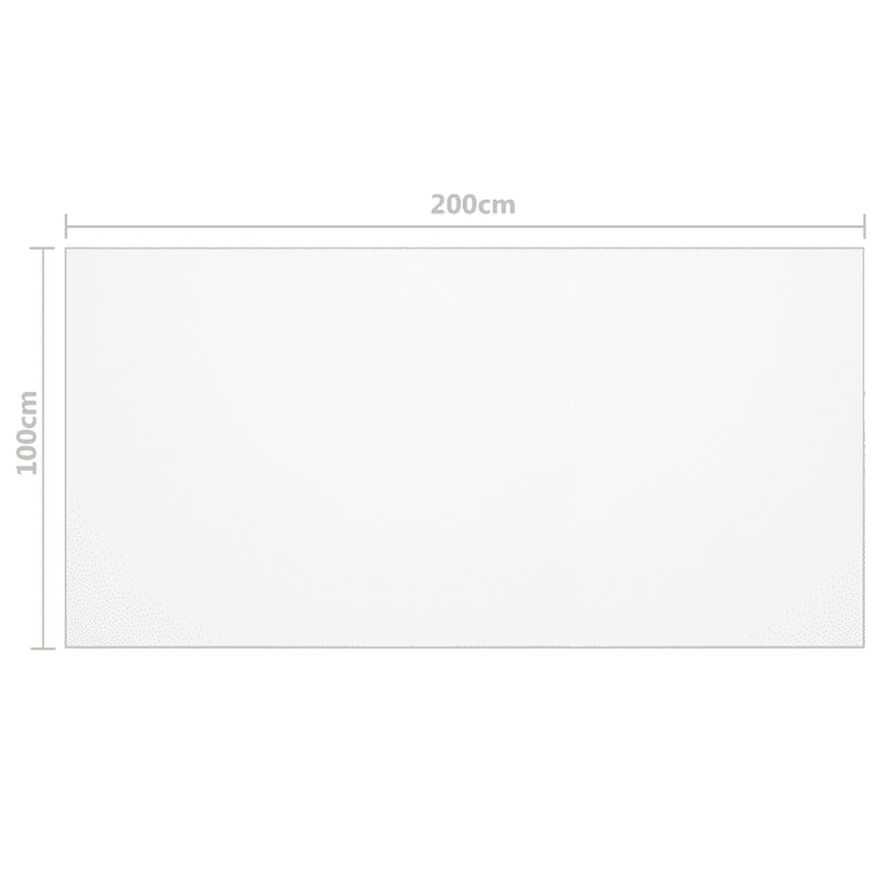 Table Protector Transparent 200x100 cm 1.6 mm PVC