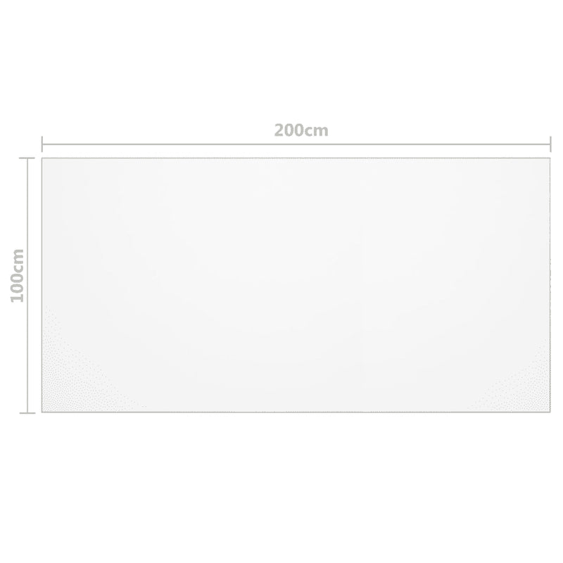 Table Protector Matt 200x100 cm 1.6 mm PVC