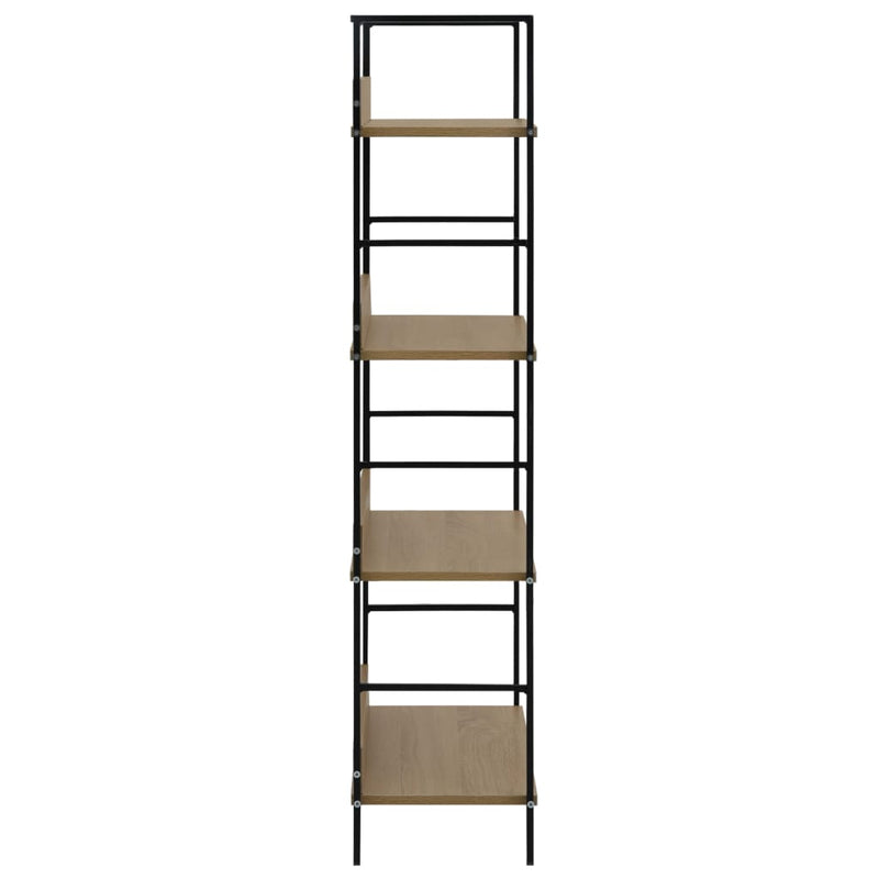 vidaXL 4-Layer Book Shelf Oak 60x27.6x124.5 cm Engineered Wood