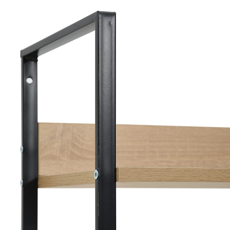 vidaXL 4-Layer Book Shelf Oak 60x27.6x124.5 cm Engineered Wood