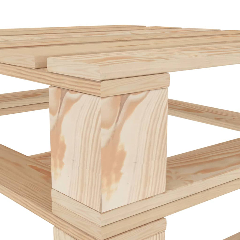 vidaXL 7 Piece Garden Lounge Set Pallets Wood