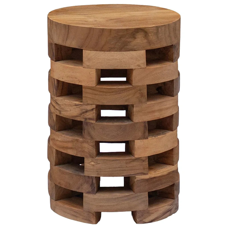 Beside Cabinet 30x30x45 cm Solid Teak Wood