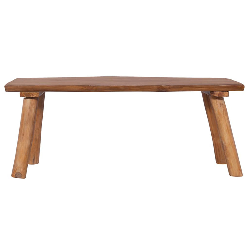 vidaXL Garden Bench 120 cm Solid Teak Wood