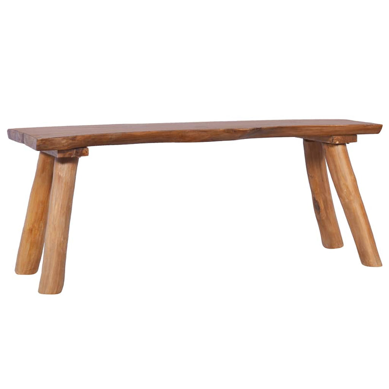 vidaXL Garden Bench 120 cm Solid Teak Wood
