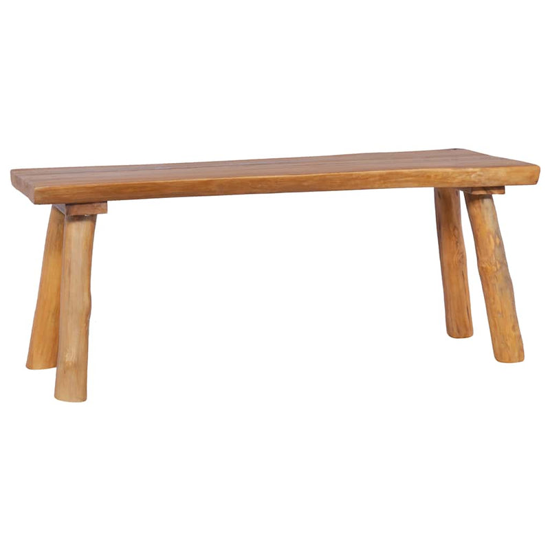 vidaXL Garden Bench 120 cm Solid Teak Wood