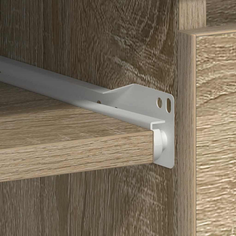 vidaXL Desk Sonoma Oak 90x45x76 cm Engineered Wood