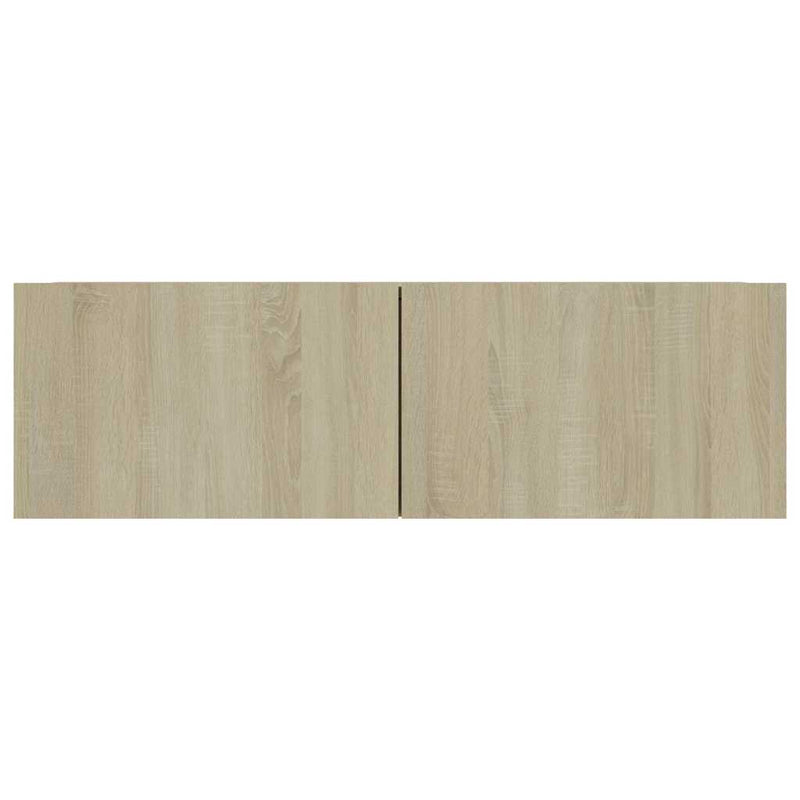 vidaXL TV Cabinet Sonoma Oak 100x30x30 cm Engineered Wood