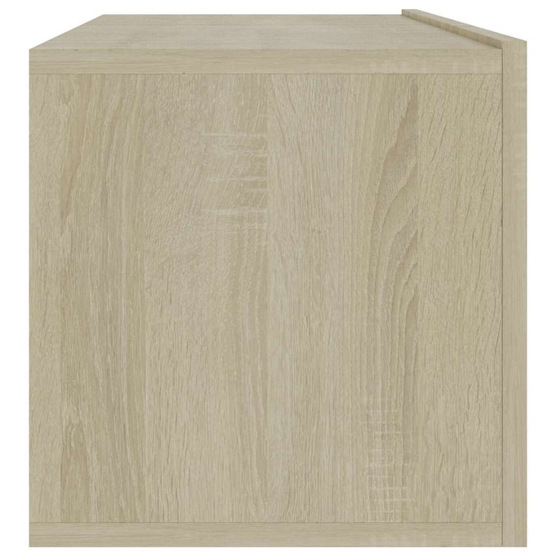 vidaXL TV Cabinet Sonoma Oak 100x30x30 cm Engineered Wood
