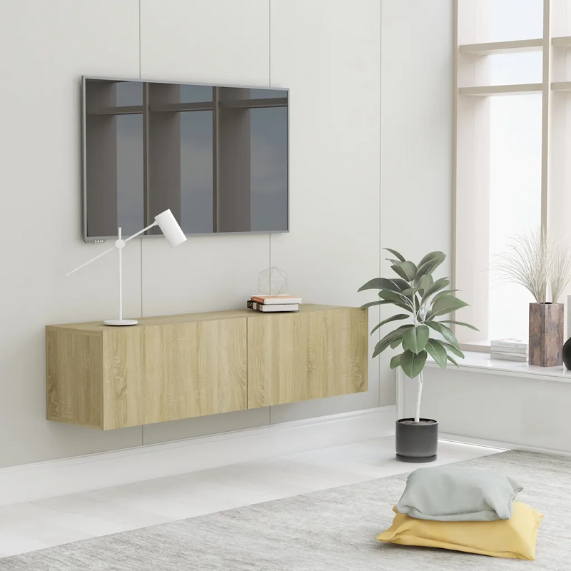 TV Cabinet Sonoma Oak 120x30x30 cm Engineered Wood