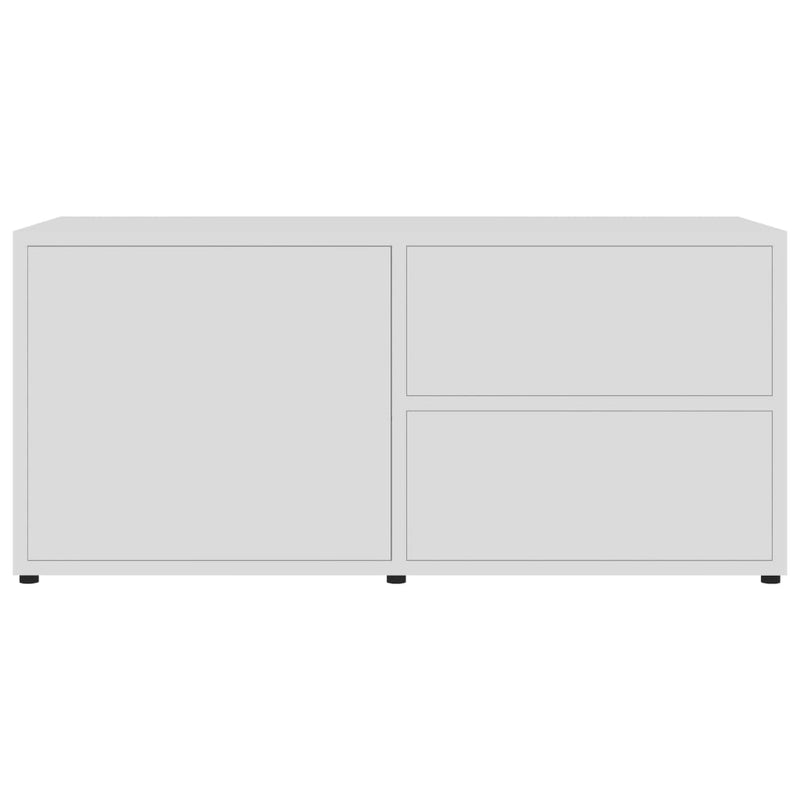 vidaXL TV Cabinet White 80x34x36 cm Engineered Wood