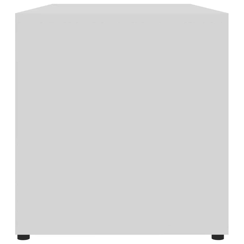 TV Cabinet White 80x34x36 cm Engineered Wood
