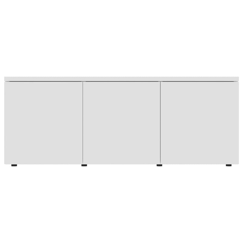 vidaXL TV Cabinet White 80x34x30 cm Engineered Wood
