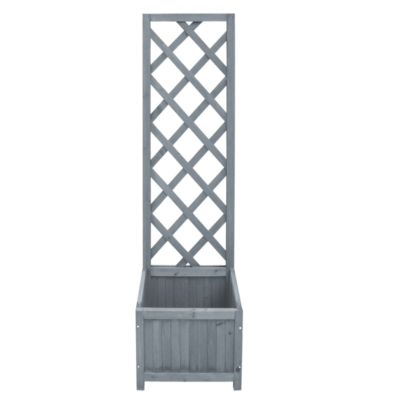 Trellis Planter 40x30x135 cm Solid Firwood