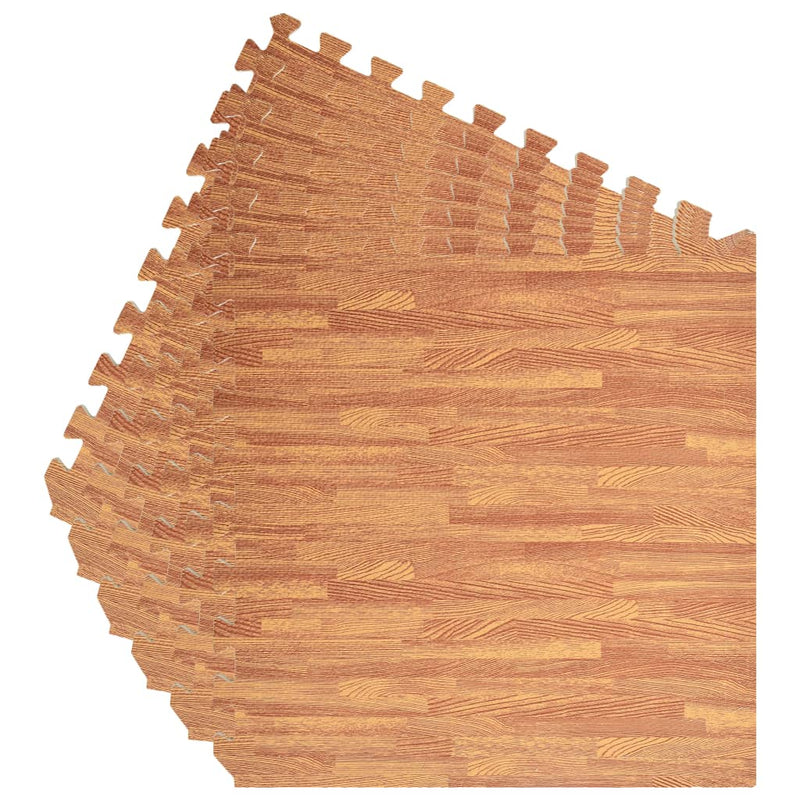 vidaXL Floor Mats 6 pcs Wood Grain 2.16 m² EVA Foam