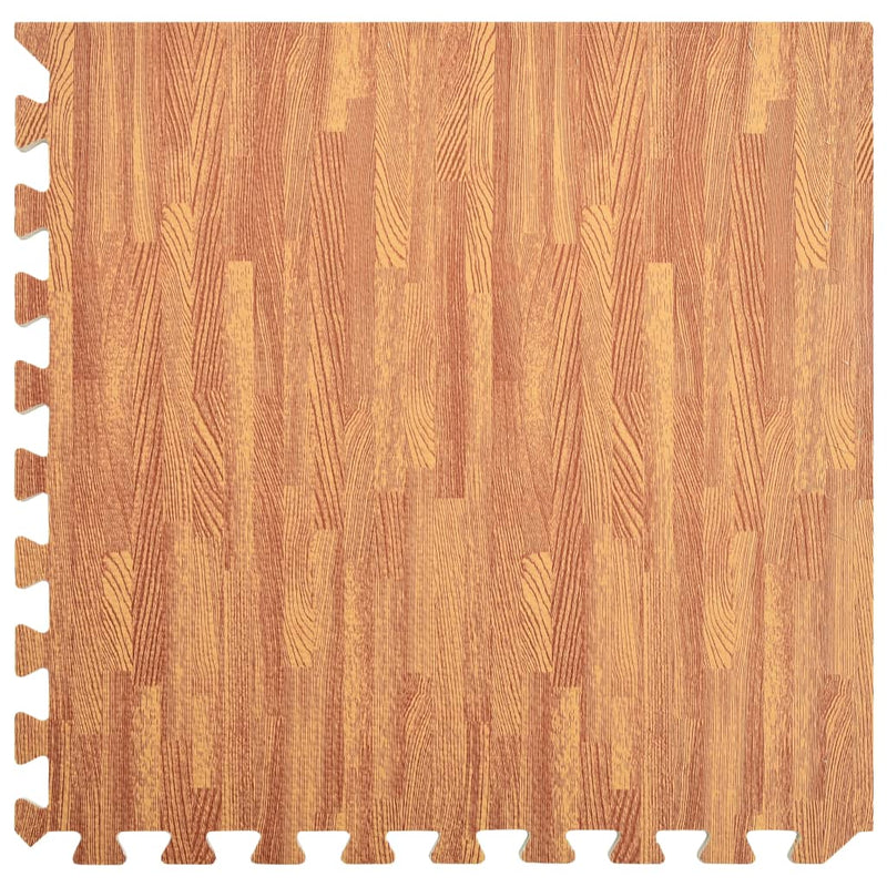 vidaXL Floor Mats 6 pcs Wood Grain 2.16 m² EVA Foam