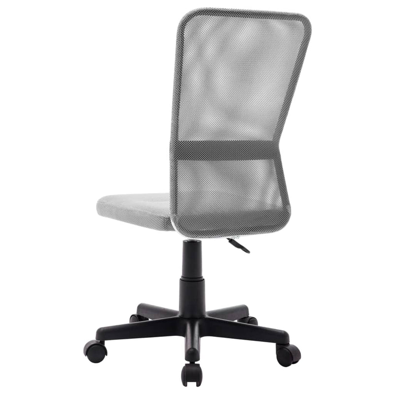 vidaXL Office Chair Grey 44x52x100 cm Mesh Fabric