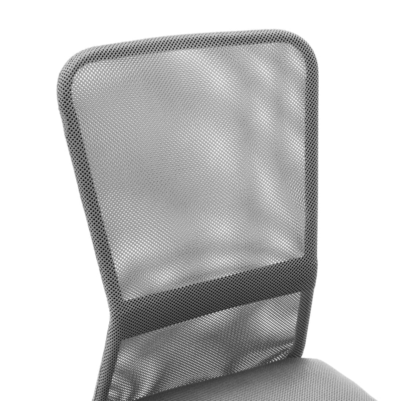 vidaXL Office Chair Grey 44x52x100 cm Mesh Fabric