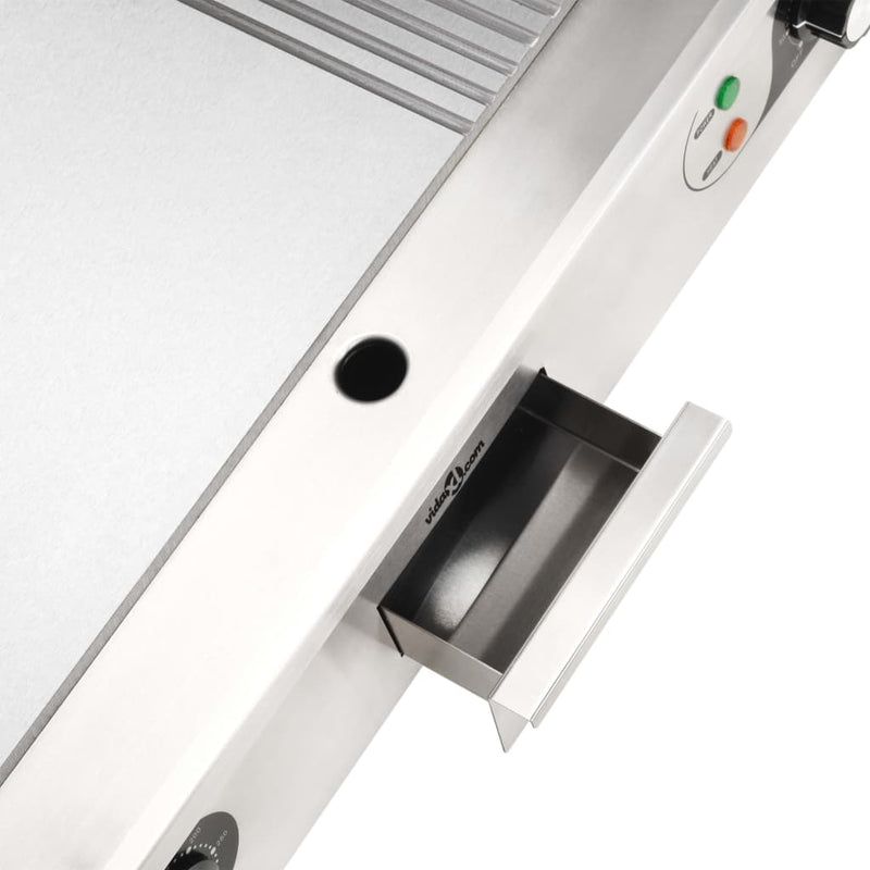 vidaXL Electric Griddle Stainless Steel 4400 W 71x43x23.5 cm