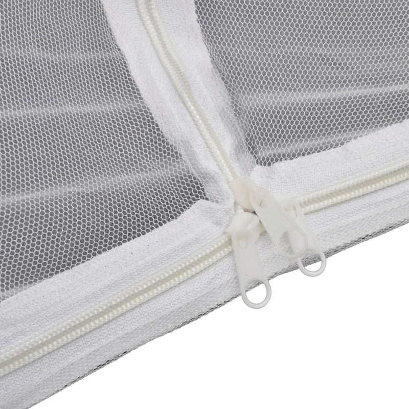 vidaXL Camping Tent 200x120x130 cm Fiberglass White