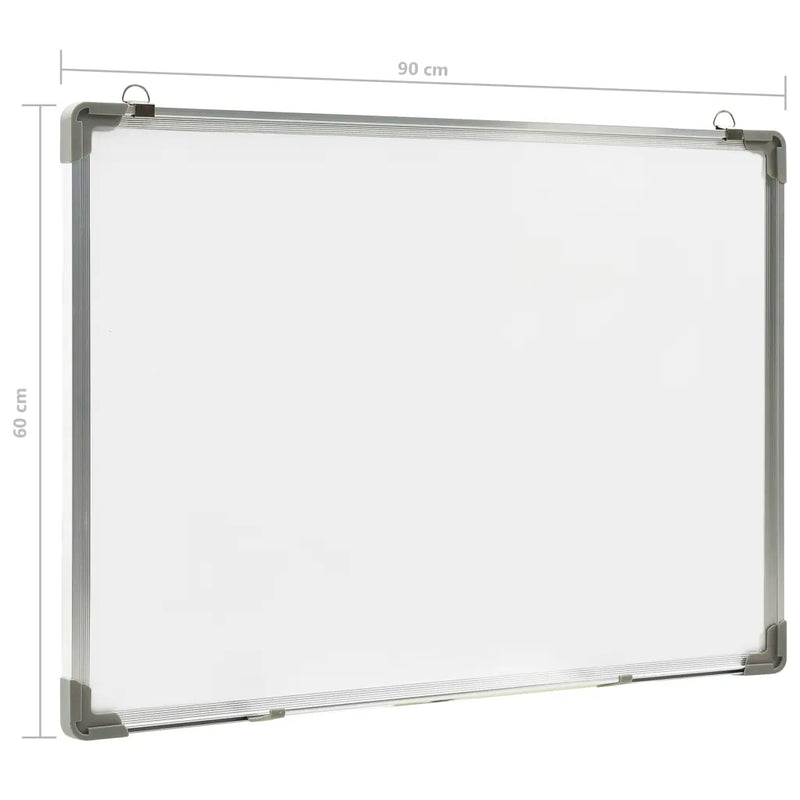Magnetic Dry-erase Whiteboard White 90x60 cm Steel