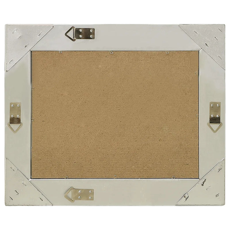 Wall Mirror Baroque Style 60x40 cm Silver