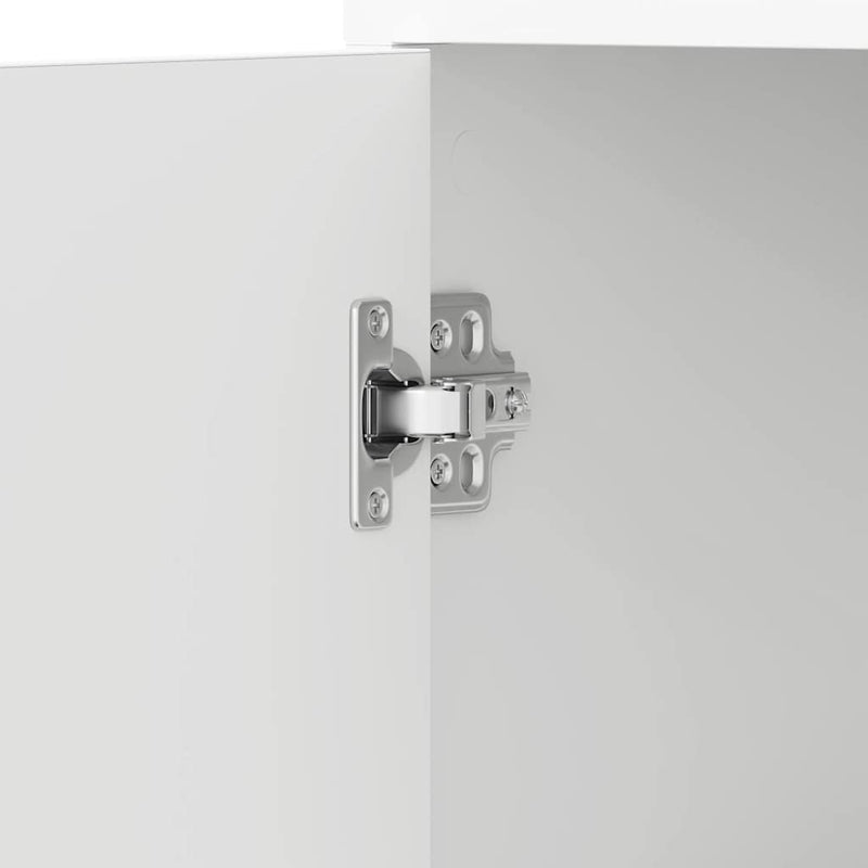 vidaXL Bathroom Cabinet White 30x30x183.5 cm Engineered Wood