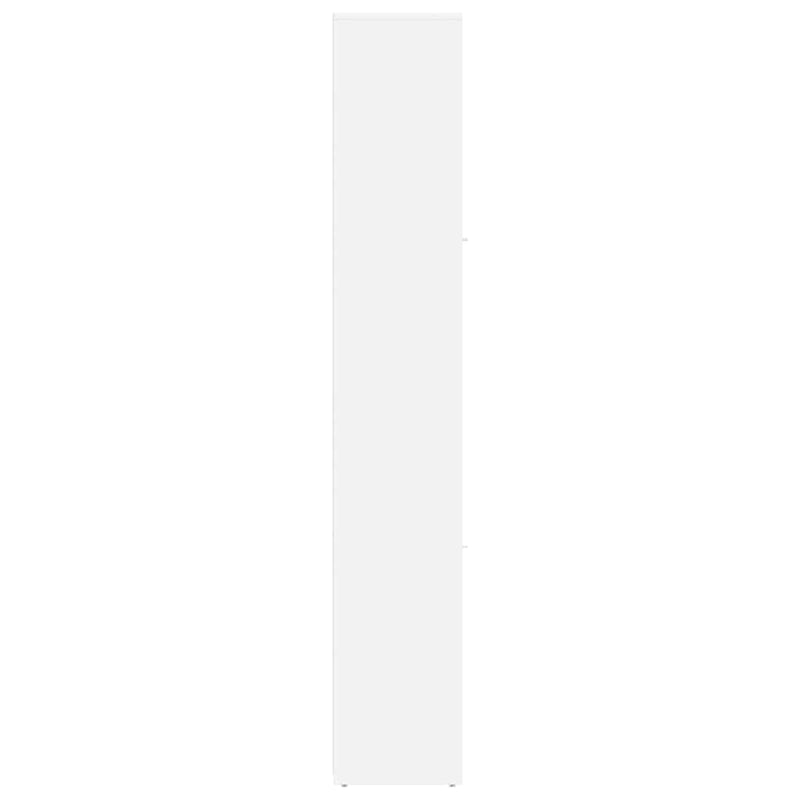 vidaXL Bathroom Cabinet White 30x30x183.5 cm Engineered Wood