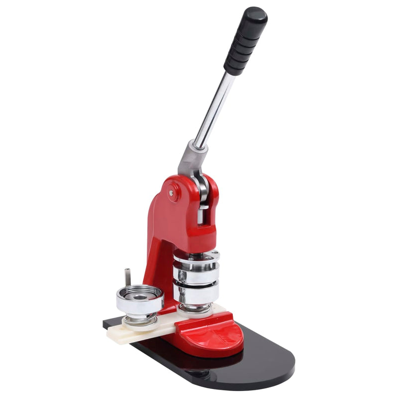 vidaXL Badge Maker Machine with Circle Cutter 37 mm