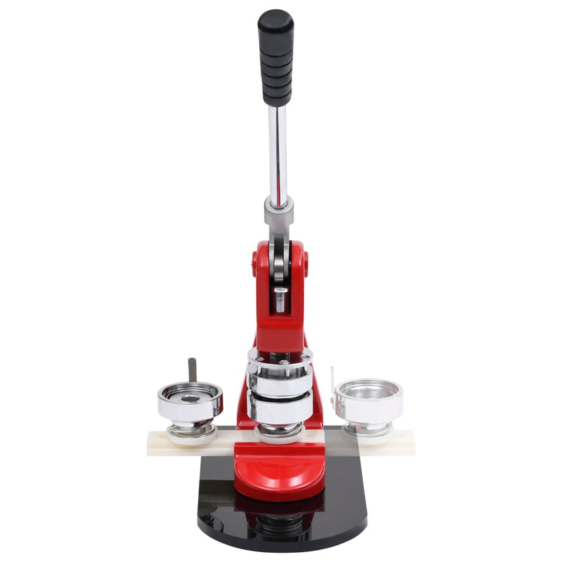 vidaXL Badge Maker Machine with Circle Cutter 37 mm