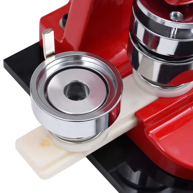 vidaXL Badge Maker Machine with Circle Cutter 37 mm