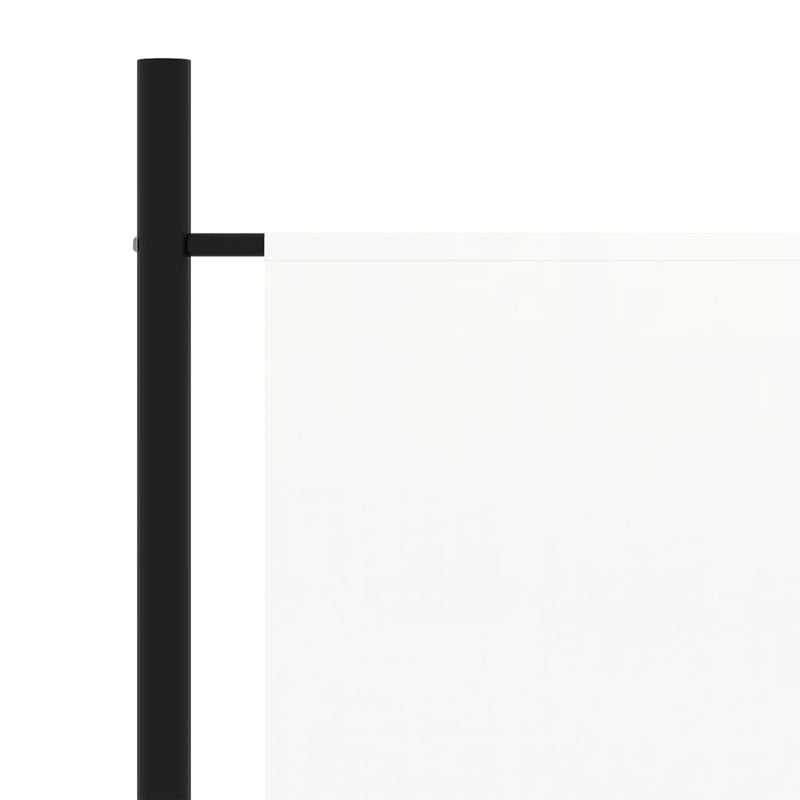 vidaXL Room Divider White 175x180 cm Fabric