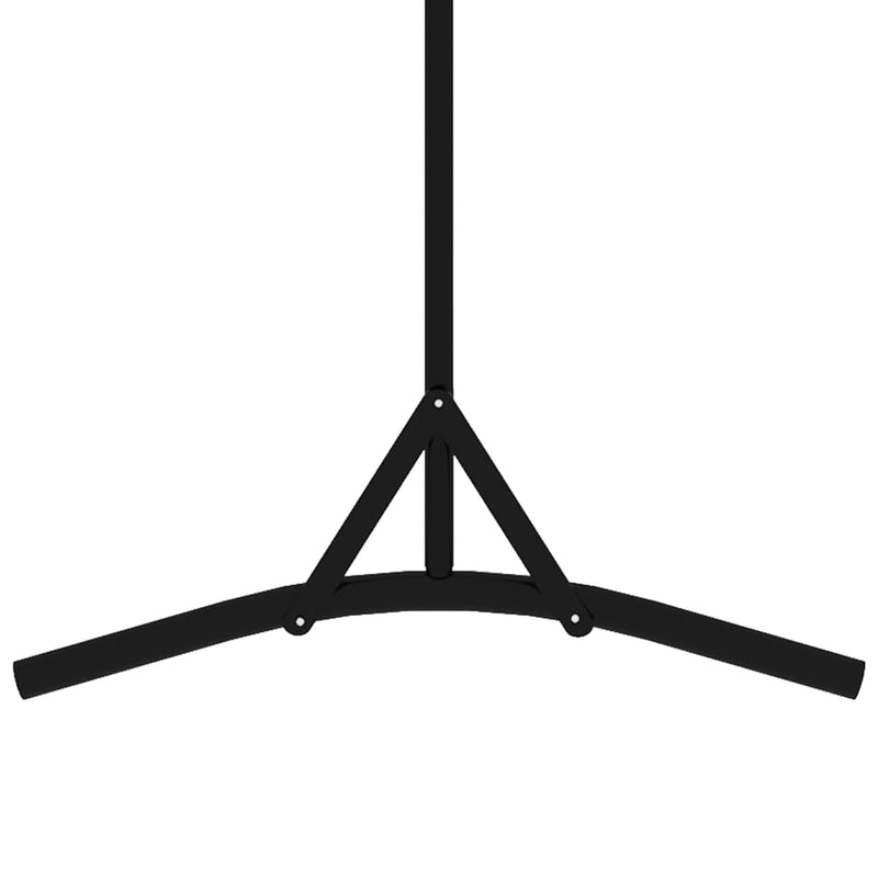 vidaXL Room Divider Black 175x180 cm Fabric