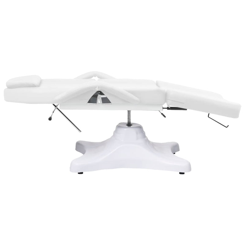 vidaXL Massage Table White 180x62x(86.5-118) cm