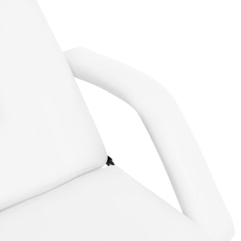 vidaXL Massage Table White 180x62x(86.5-118) cm