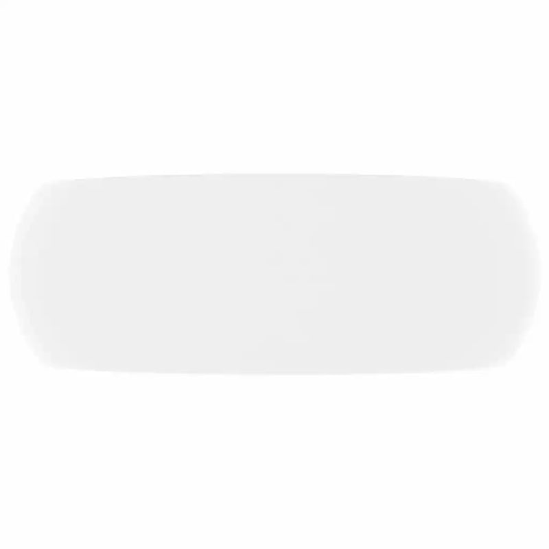 Luxury Wash Basin Round Matt White 40x15 cm Ceramic