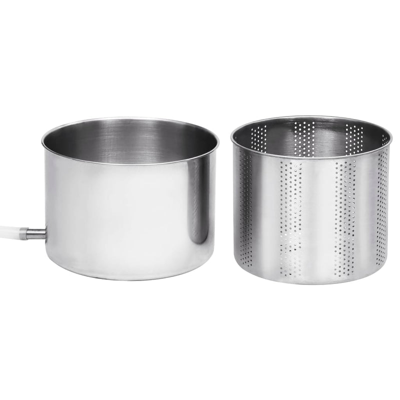 vidaXL Fruit and Wine Press Stainless Steel 6 L