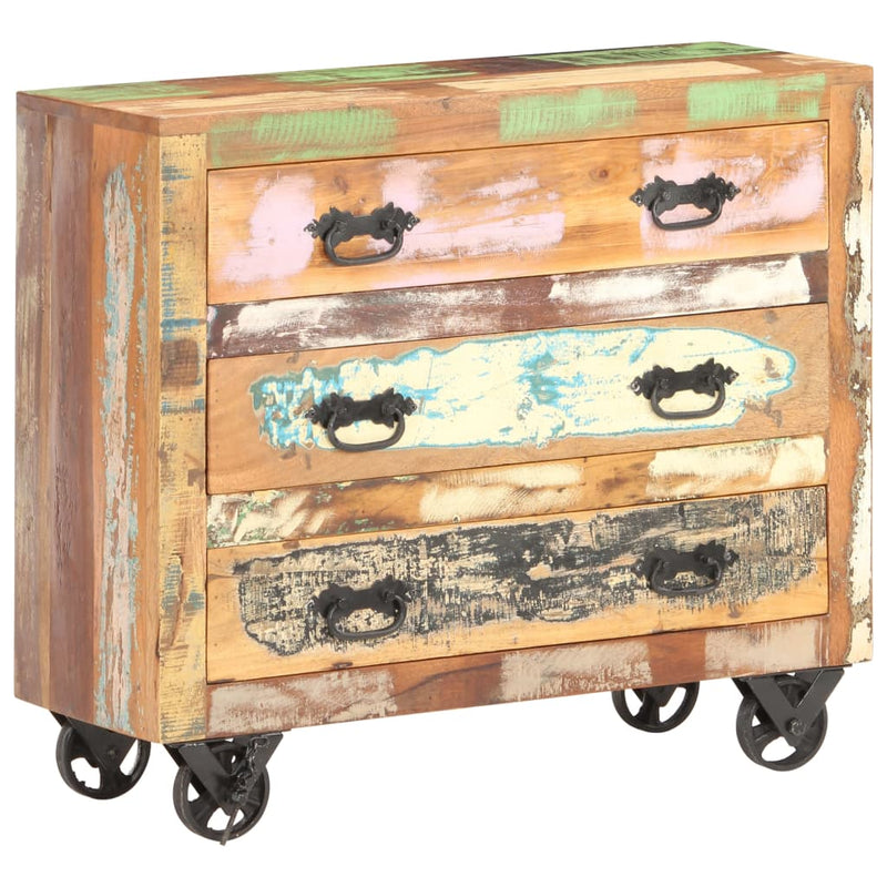 vidaXL Sideboard 80x30x70 cm Solid Reclaimed Wood