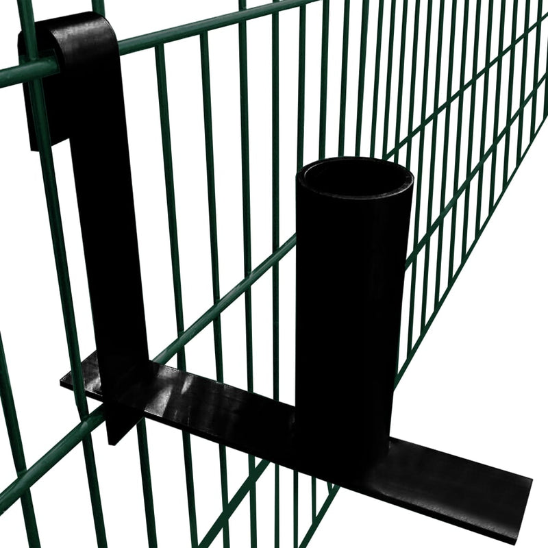 vidaXL Dispensers for Privacy Fence Strips 2 pcs Steel