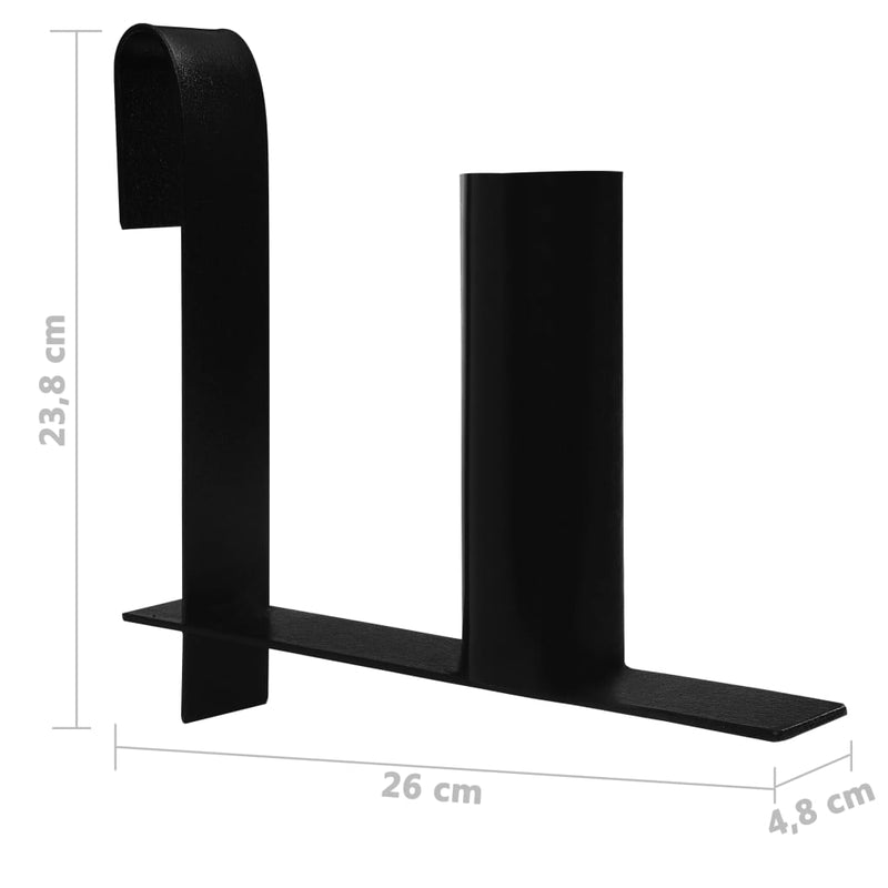vidaXL Dispensers for Privacy Fence Strips 2 pcs Steel