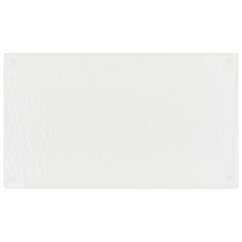 vidaXL Chopping Boards 2 pcs Transparent Bubbles Pattern Tempered Glass