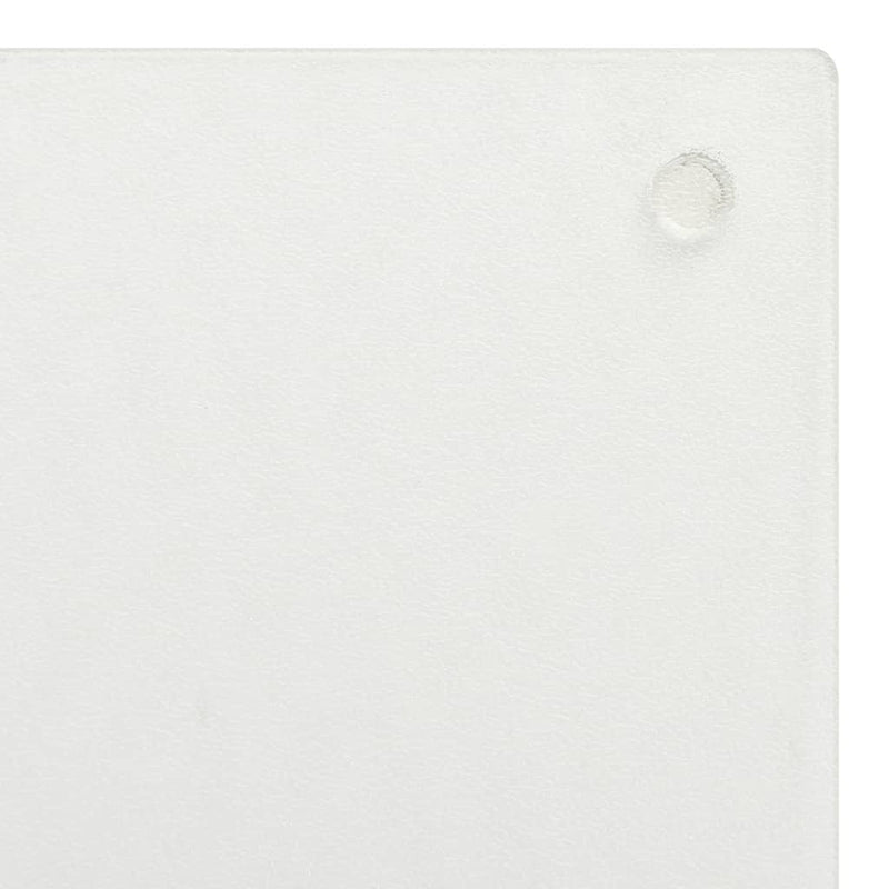 vidaXL Chopping Boards 2 pcs Transparent Bubbles Pattern Tempered Glass