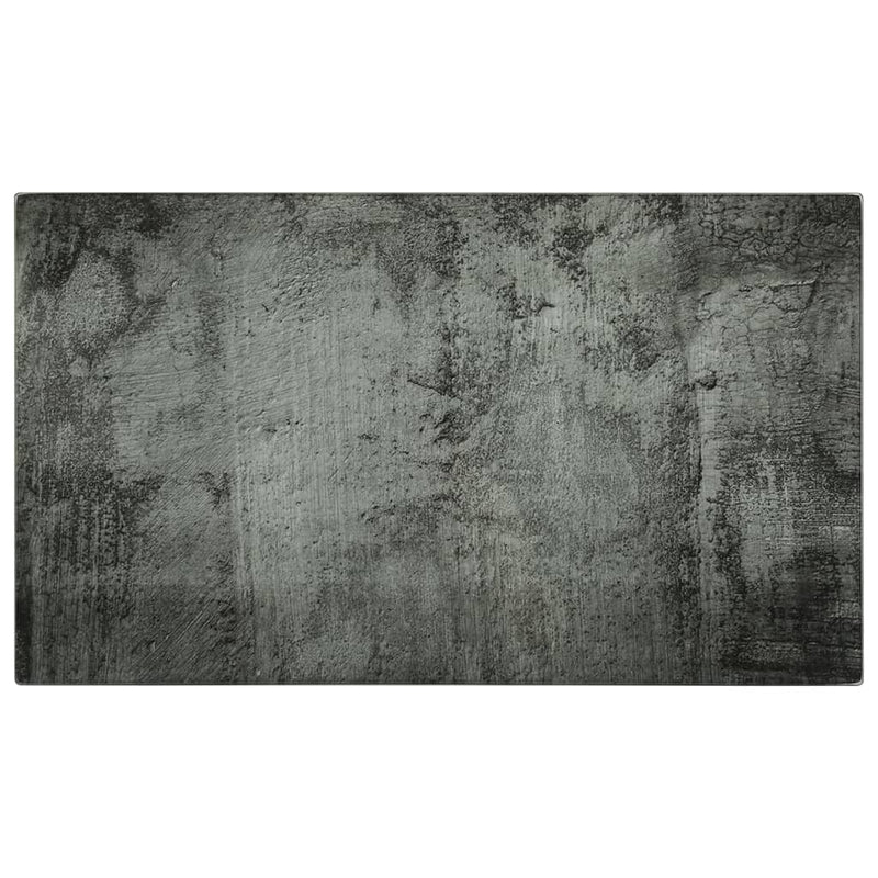 vidaXL Chopping Boards 2 pcs with Concrete Pattern Tempered Glass