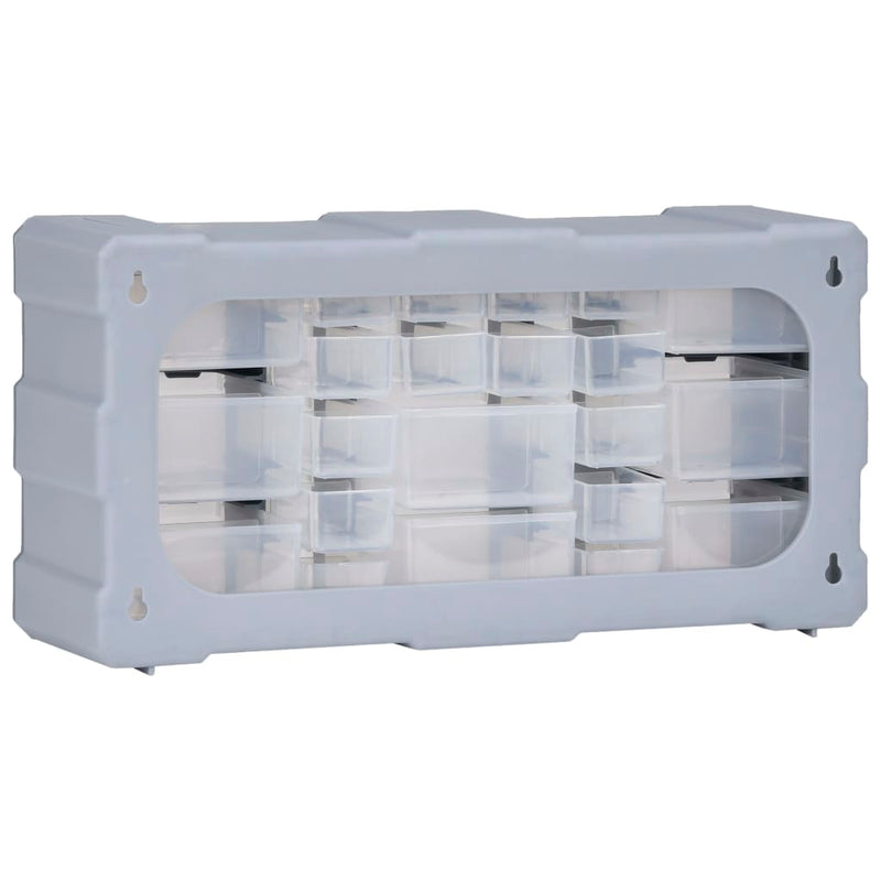vidaXL Multi-drawer Organiser with 22 Drawers 49x16x25.5 cm