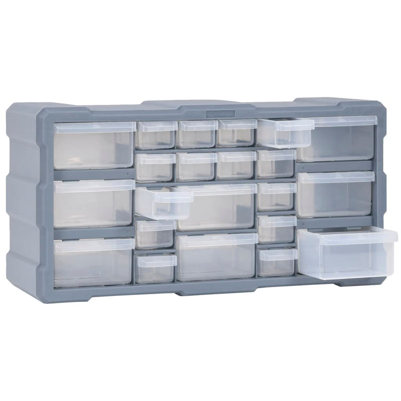vidaXL Multi-drawer Organiser with 22 Drawers 49x16x25.5 cm