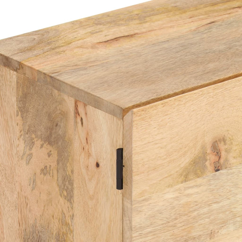 vidaXL Sideboard 145x30x60 cm Solid Mango Wood