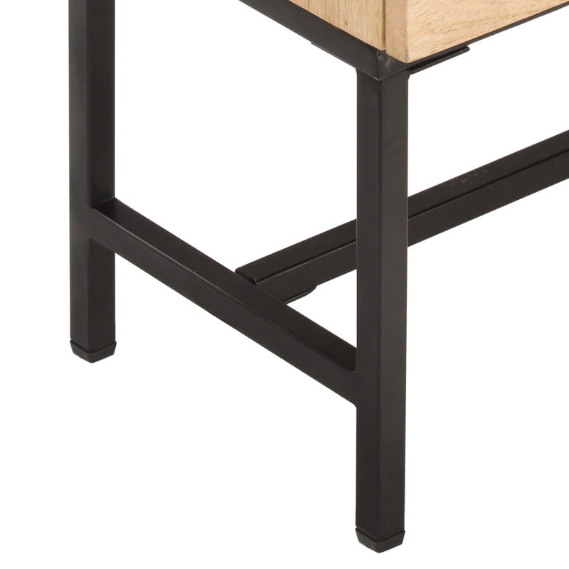 vidaXL Sideboard 145x30x60 cm Solid Mango Wood